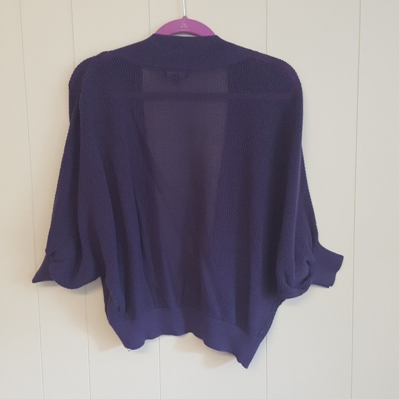 COPY - Gap factory knit plum shrug - Picture 2 of 2
